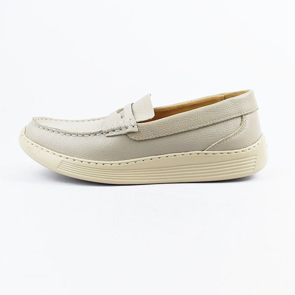 Moccasin pour homme confort R110 Beige cuir  Mocassin homme Maroc